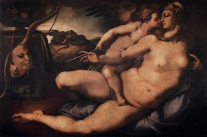 1533 - Jacopo_Pontormo_-_Venus_and_Cupid